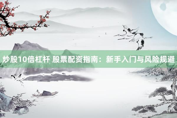 炒股10倍杠杆 股票配资指南：新手入门与风险规避